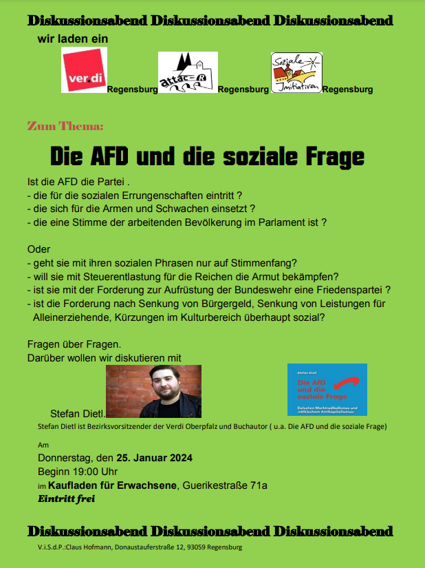 2024 01 25 AFD und die soziale Frage Diskussionsabend