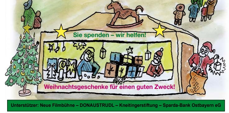 Plakatausschnitt  Weihnachtszauber am Bismarkplatz vom 21.11.-23.12.2024 der Sozialen Initiativen